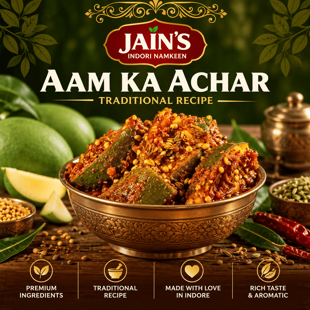 Aam Achar – Traditional Mango Pickle