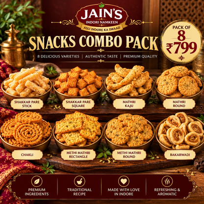 Traditional Snacks Combo | Pack of 8